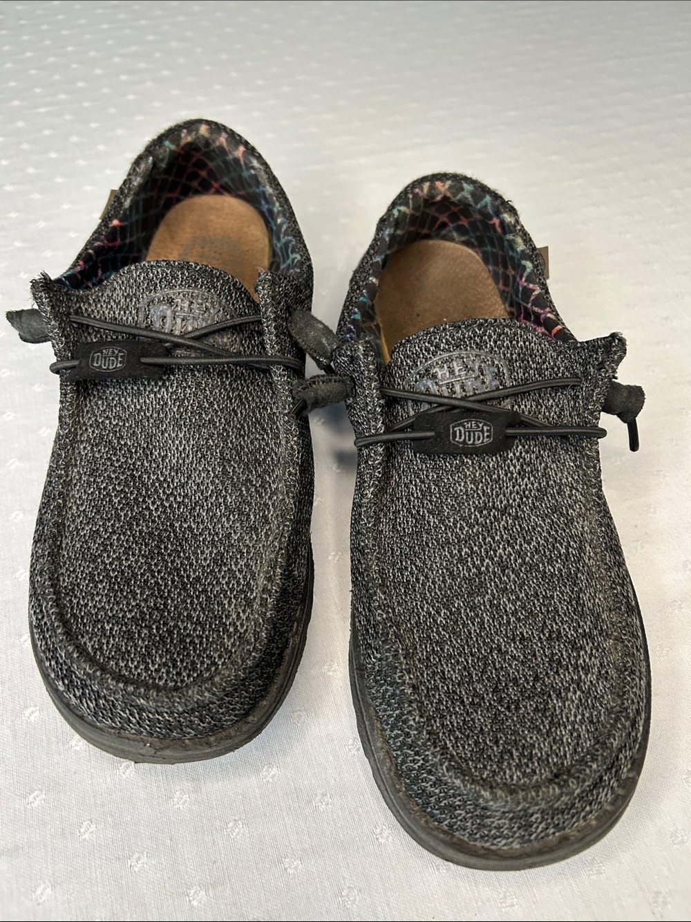 Hey Dude Women's Charcoal Heather Slip-On Loafers